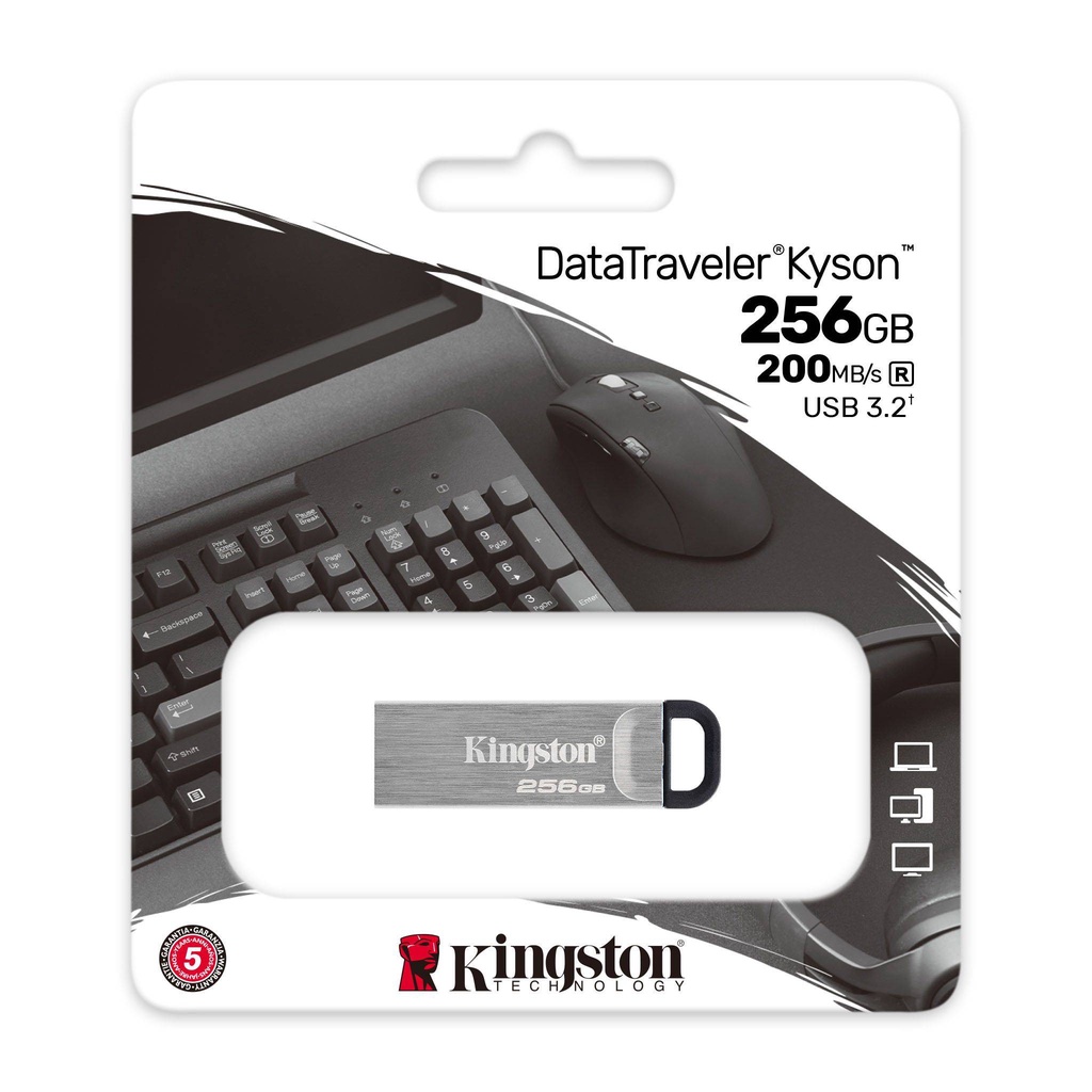 kingston-kyson-usb-a-3-2-gen1-flash-drive-256gb-ของแท้-ประกันศูนย์-5ปี