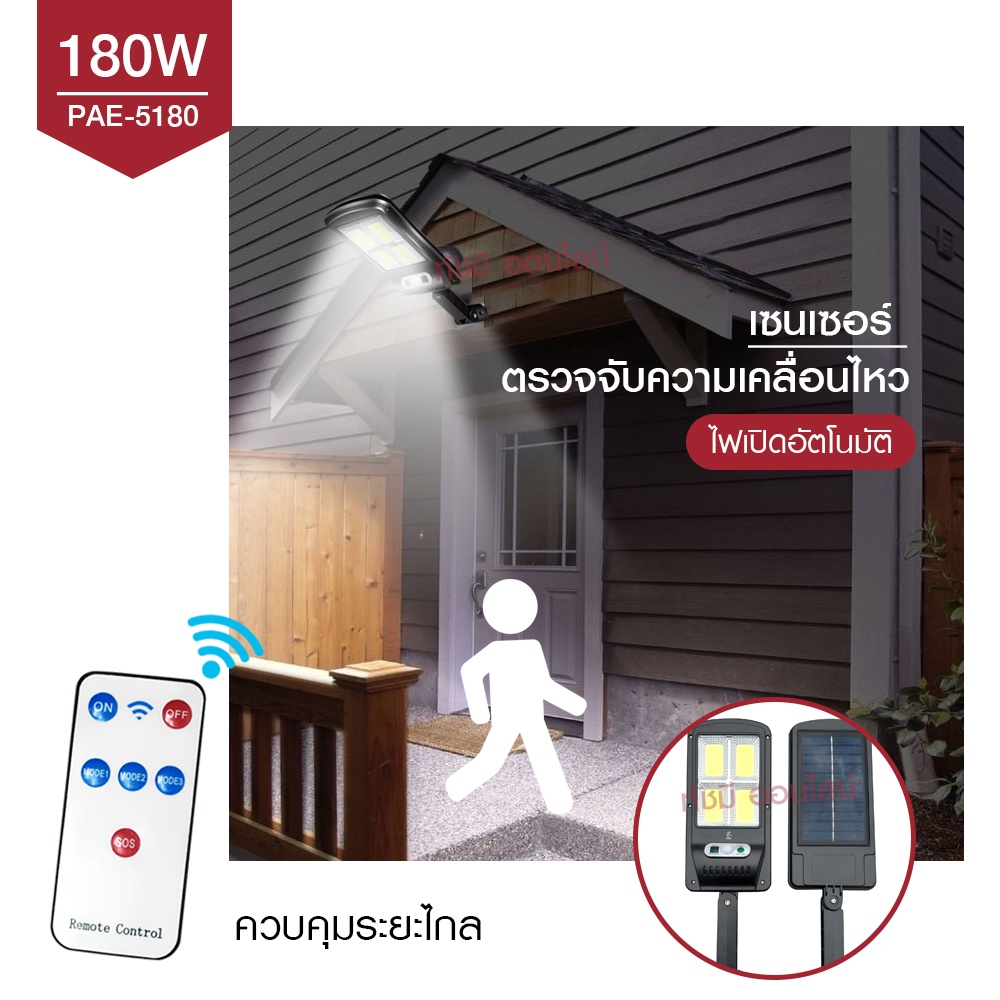 ไฟถนน-ไฟโซล่าเซลล์-solar-light-460w-420w-180w-โคมไฟโซล่าเซล-โคมไฟ-pae5460-pae5180-pae8460-pae5420-ไฟพลังงานแสงอาทิตย์