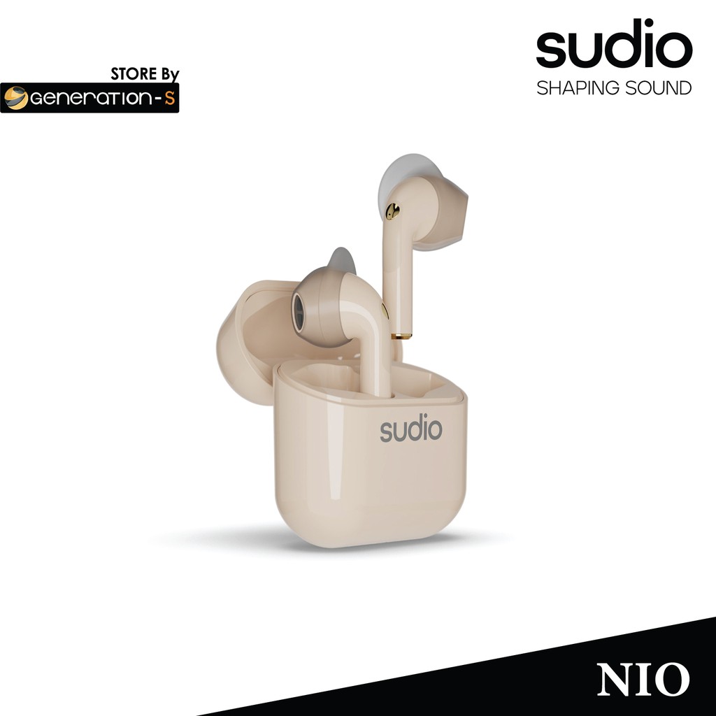 ภาพหน้าปกสินค้าSUDIO หูฟังไร้สายบูลทูธ รุ่น Sudio Nio - สีครีม จากร้าน gen_s_audio บน Shopee