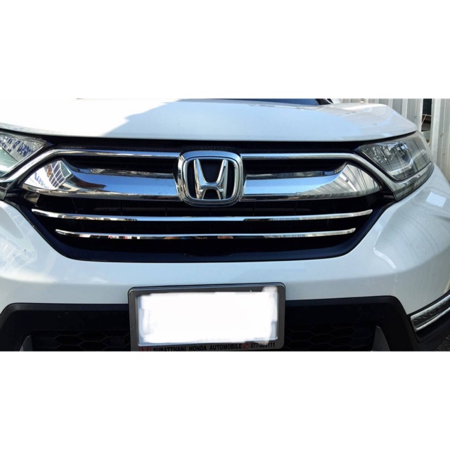 คิ้วกระจังหน้า-สแตนเลส-honda-crv-g5-2017-2019