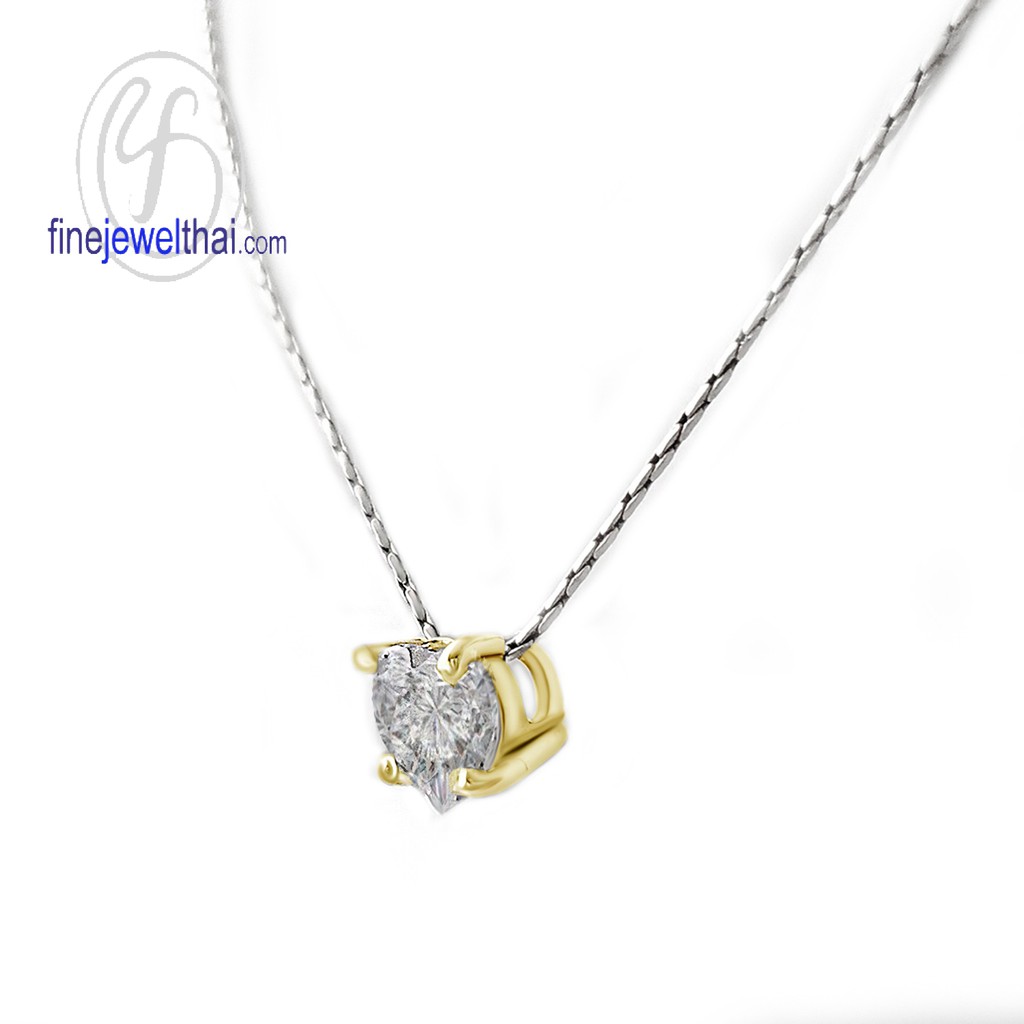 finejewelthai-จี้-เพชร-จี้เพชร-เพชรพรีเมียม-pendant-silver-diamond-cz-p1068cz00e-h-g-p1068cz00e-h-pg
