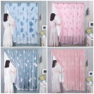 Adhesive curtains full blackout curtain cloth blackout cloth