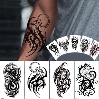 【Magic Tattoo】รอยสักชั่วคราว ลายแมงป่อง กันน้ํา สีดํา