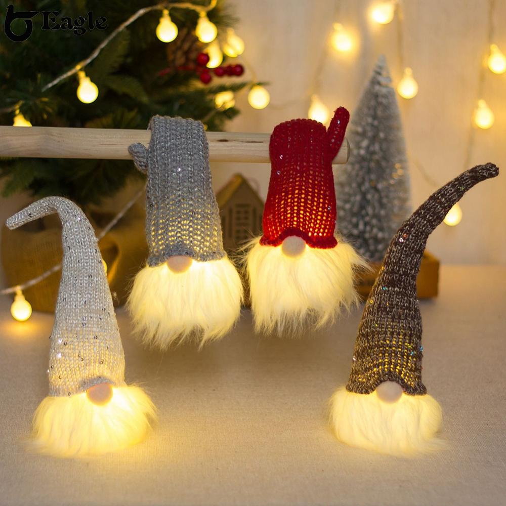 gnome-plush-doll-christmas-decor-door-elves-faceless-fireplace-with-led-light-in-stock