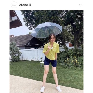 Chamnii💚งานไอจี มือ1ป้ายห้อย แพทเทิร์นดีทรงสวย สีLemonซัมเมอร์สุดด ใส่แมทช์ได้หลายโอกาส