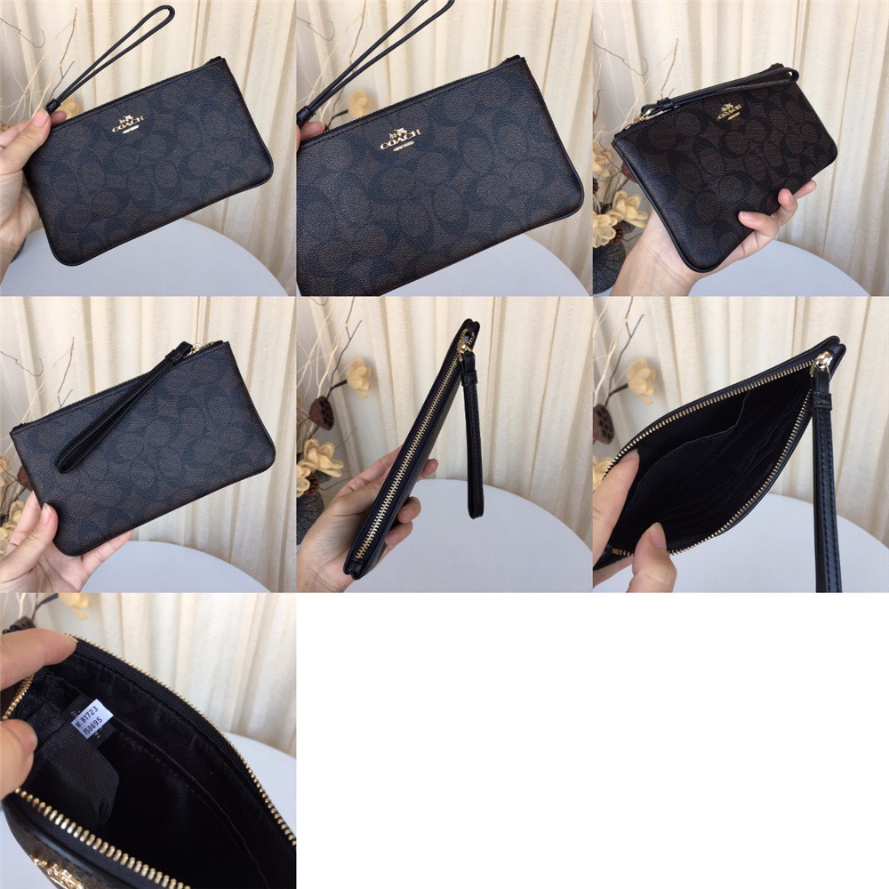 coach-f58695-large-wristlet-ใน-signature-canvas-women-zip-purse-wallet