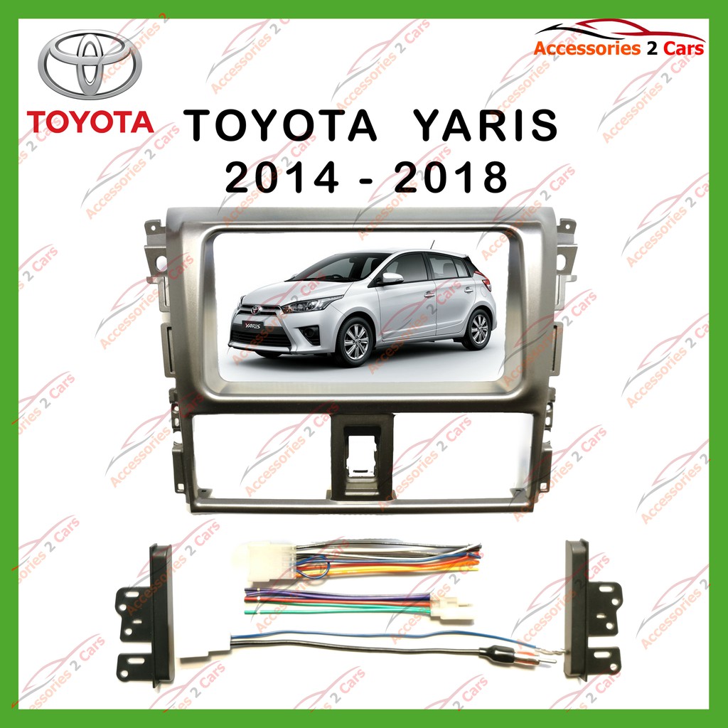 หน้ากากเครื่องเล่น-toyota-yaris-2din-ปี2014-รหัสnv-to-087