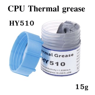 ภาพหน้าปกสินค้าHY510 ซิลิโคนระบายความร้อน CPU Thermal grease แบบกระปุก 15 กรัม และช้อน Scraper Halnziye ที่เกี่ยวข้อง