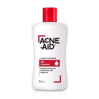 Acne-aid liquid cleanser แอคเน่-เอด ลิควิด คลีนเซอร์ (สีแดง) 100ml