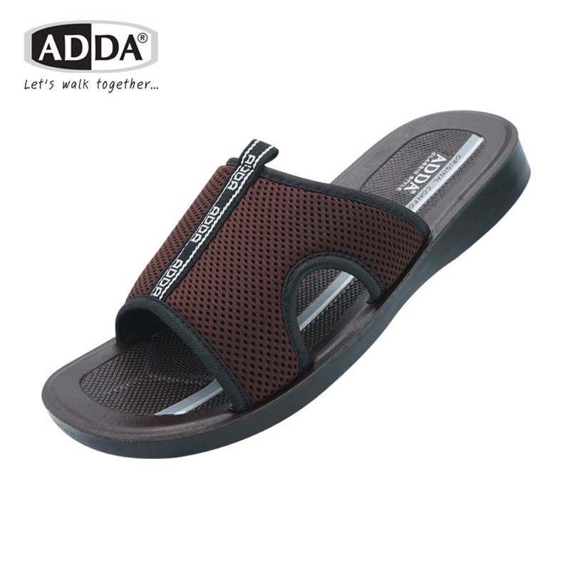 ภาพหน้าปกสินค้ารองเท้าแตะลำลองแบบสวม รุ่น 7J05M1 (ไซส์ 38-45)สีดำกับน้ำตาล รองเท้า ADDA จากร้าน np_shoes บน Shopee