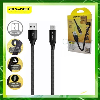 สายชาร์จ awei CL-55  Fast Charging Data Cable 2.4 A For Micro USB 150 cm #สายแท้