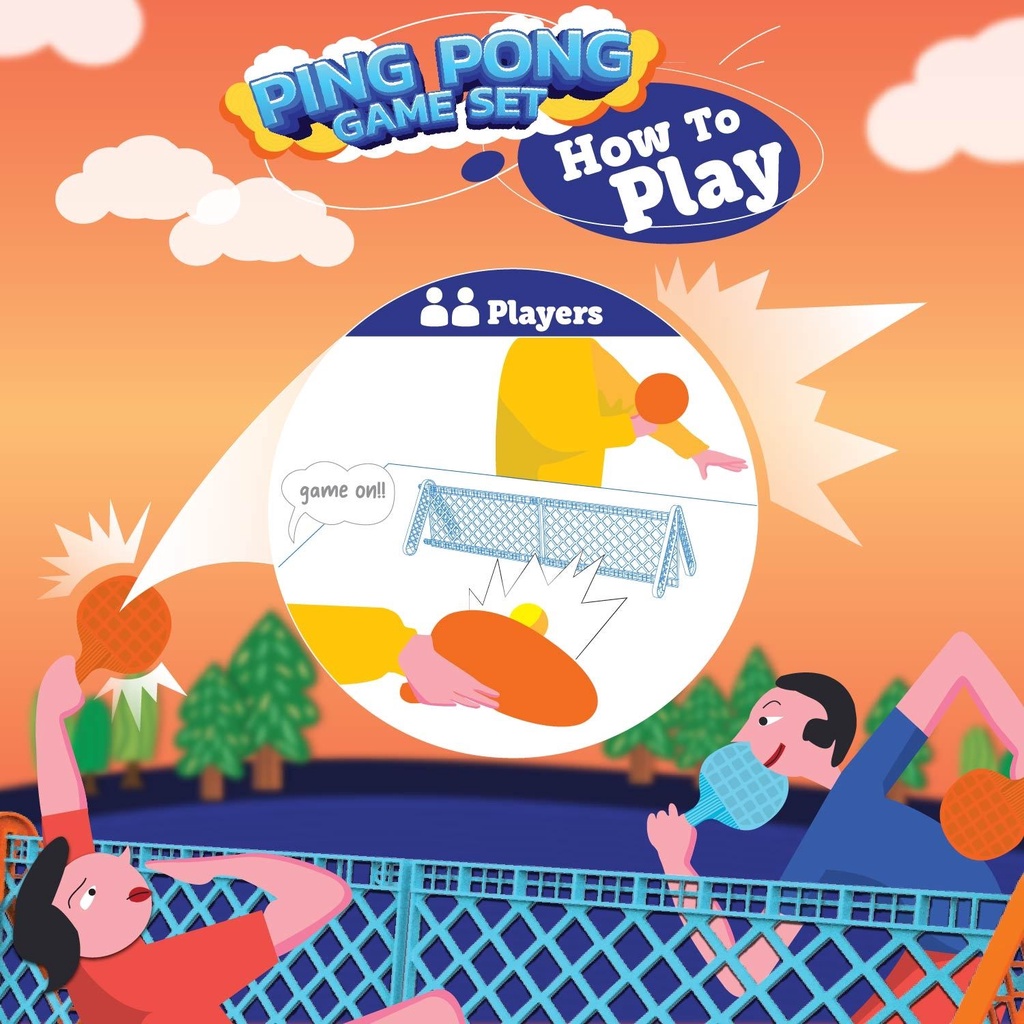 dtoy-ของเล่นชุดปิงปอง-ping-pong-game-set