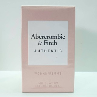 ส่งฟรี Abercrombie &amp; Fitch Authentic Woman EDP 100ml กล่องซีล น้ำหอม SEP02