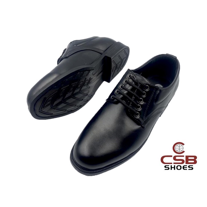 ภาพหน้าปกสินค้าCSB (ซีเอสบี)รองเท้าคัทชู CM668 รองเท้าหนังขัดมันแบบผูกเชือก รองเท้าใส่ทำงาน เบอร์39-45