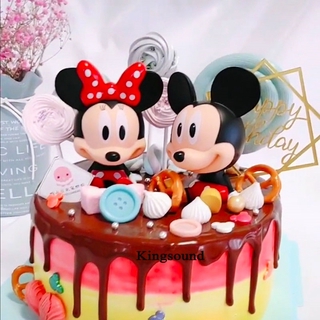 ภาพหน้าปกสินค้าฟิกเกอร์ Mickey Minnie สําหรับตกแต่งเค้กวันเกิดเด็ก ที่เกี่ยวข้อง