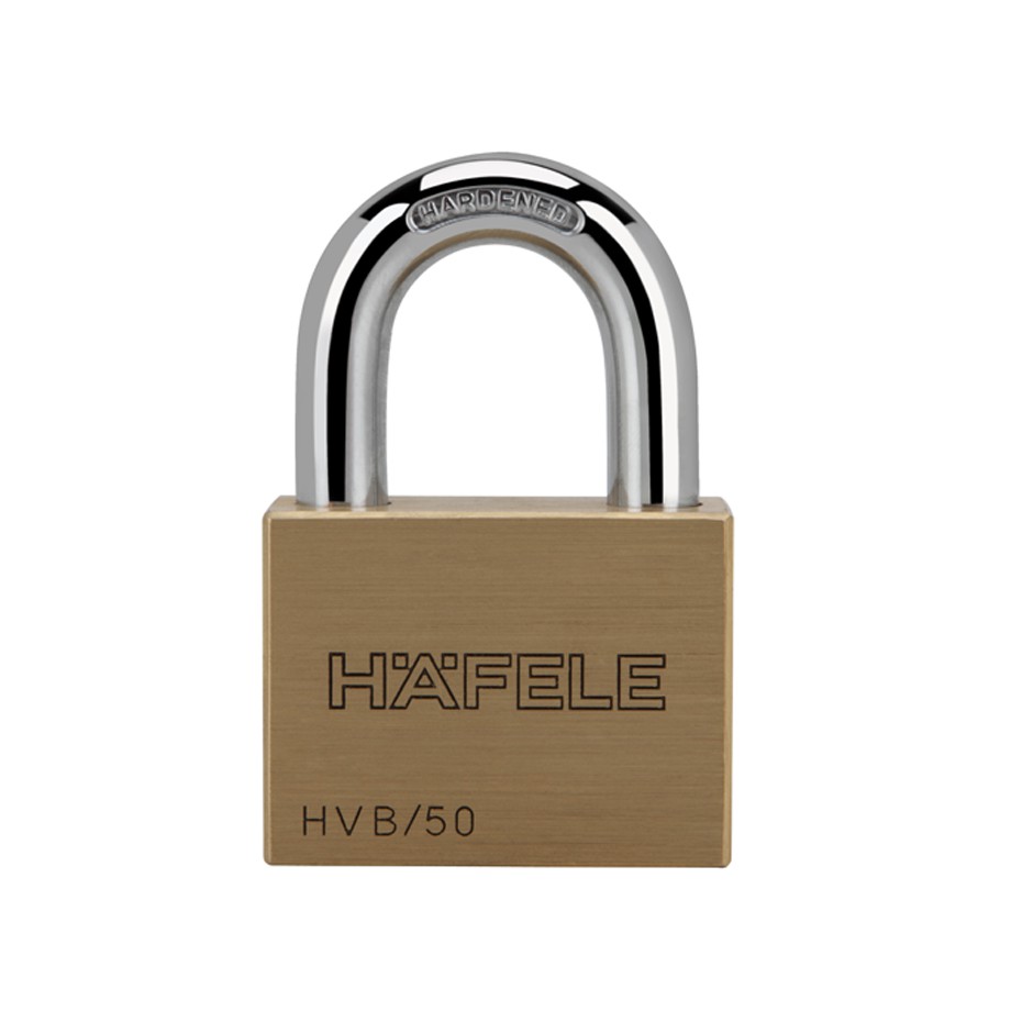 hafele-กุญแจ-ทองเหลือง-hvb-brass-padlock-กุญแจ-คล้อง-สายยู-ล็อค-ล็อคเกอร์-ประตู-รั้ว-บ้าน-กุญแจนิรภัย