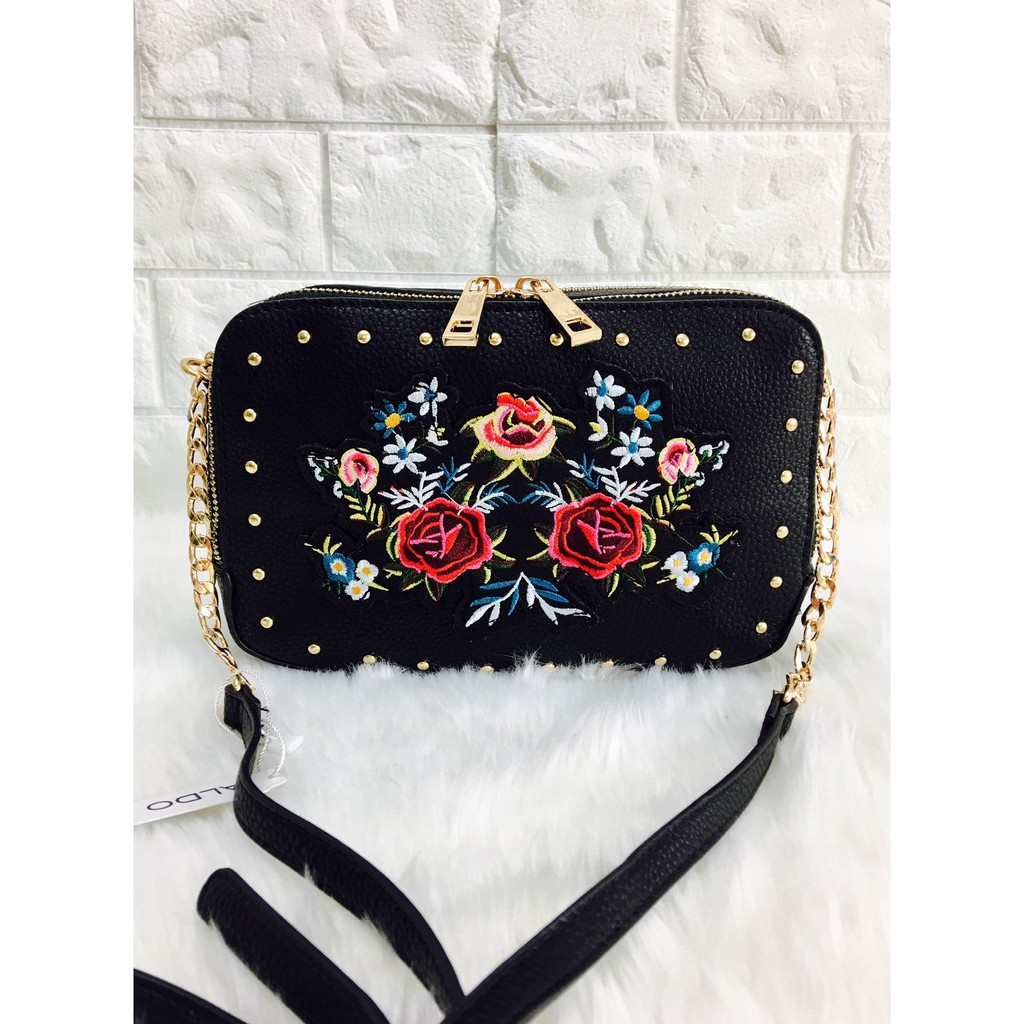 กระเป๋า Aldo Embroidery Crossbody Bag Shopee Thailand