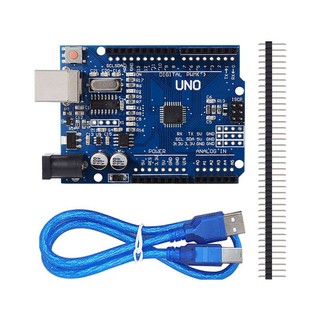 Arduino UNO R3 สายUSB แท้มาตราฐาน (สายไม่รวมดูที่ตัวเลือกนะครับ)