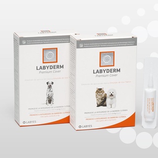 สินค้า Labyderm Premium Cover ผลิตภัณฑ์บำรุงขนและผิวหนังชนิดหยดหลัง เหมาะสำหรับสุนัขและแมวผิวแพ้ง่าย