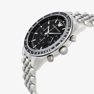 ภาพขนาดย่อของภาพหน้าปกสินค้าEMPORIO ARMANI นาฬิกาข้อมือผู้ชาย รุ่น AR5988 Sportivo Chronograph Black Dial - Silver จากร้าน ralunar บน Shopee