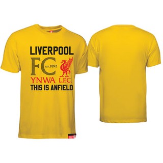 เช็คไซด์ก่อนสั่งซื้้อ!!!!!   เสื้อคอกลม ลิเวอร์พูล LFC-T-088YL   ราคา 290 บาท   (สีเหลือง)