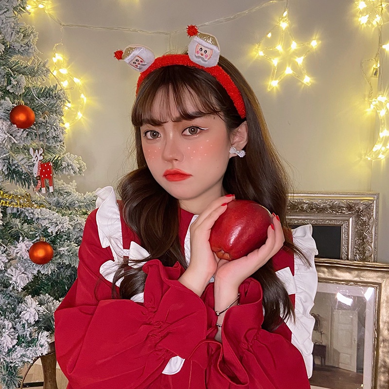 2023-christmas-ใหม่เครื่องประดับผมคริสต์มาส-ที่คาดผมกิ๊บติดผมวันหยุด