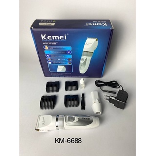 ภาพหน้าปกสินค้า((รุ่นใหม่ล่าสุด))kemei km-6688 ปัตตาเลี่ยน แบตตาเลี่ยน ตัดผม ที่เกี่ยวข้อง