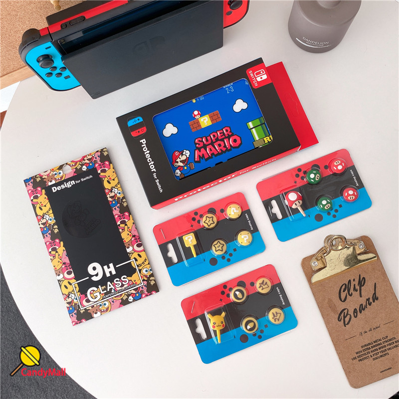 เคส-nintendo-switch-การ์ตูนน่ารัก-mario-ns-แบบพกพาคู่กันกระแทกป้องกันเปลือกแข็งสลับเคส