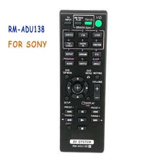 รีโมตคอนโทรล RM-ADU138 แบบเปลี่ยน สําหรับ Sony AV SYSTEM AUDIO Home THEATER DAV-TZ140 HBD-TZ140 SS-CT121 SS-TS121 SS-WS12