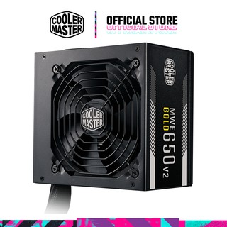 Cooler master PSU MWE Gold V2 650W A/EU Cable (พาวเวอร์ซัพพลาย) MPE-6501-ACAAG-EU