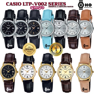 CASIO ของแท้100%รุ่น LTP-V002 LTP-V002L LTP-V002GL LTP-V002L-1 LTP-V002L-7 LTP-V002GL-1 นาฬิกาข้อมือผู้หญิง รับประกัน1ปี