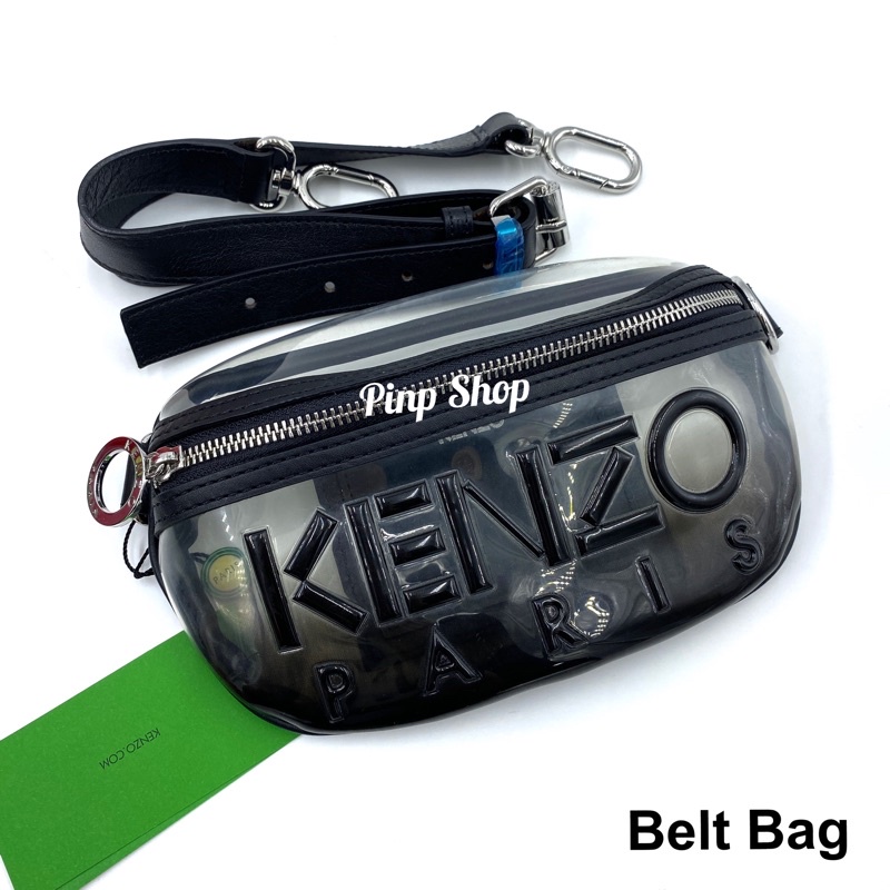 Kenzo tranparents kombo Belt bag / Bumbag camera crossbody กระเป๋า เคน