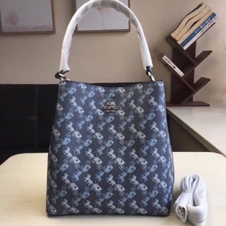 💥COACH TOWN BUCKET BAG WITH HORSE AND CARRIAGE PRINT