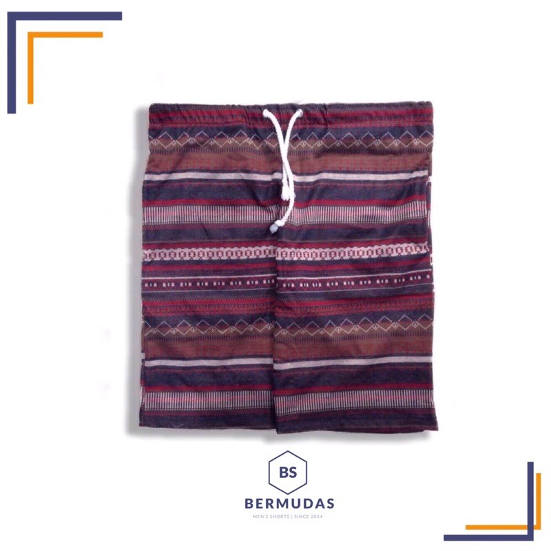bermudas-กางเกงขาสั้น-กางเกงวอร์มขาสั้นลายชนเผ่า-tribal-shorts