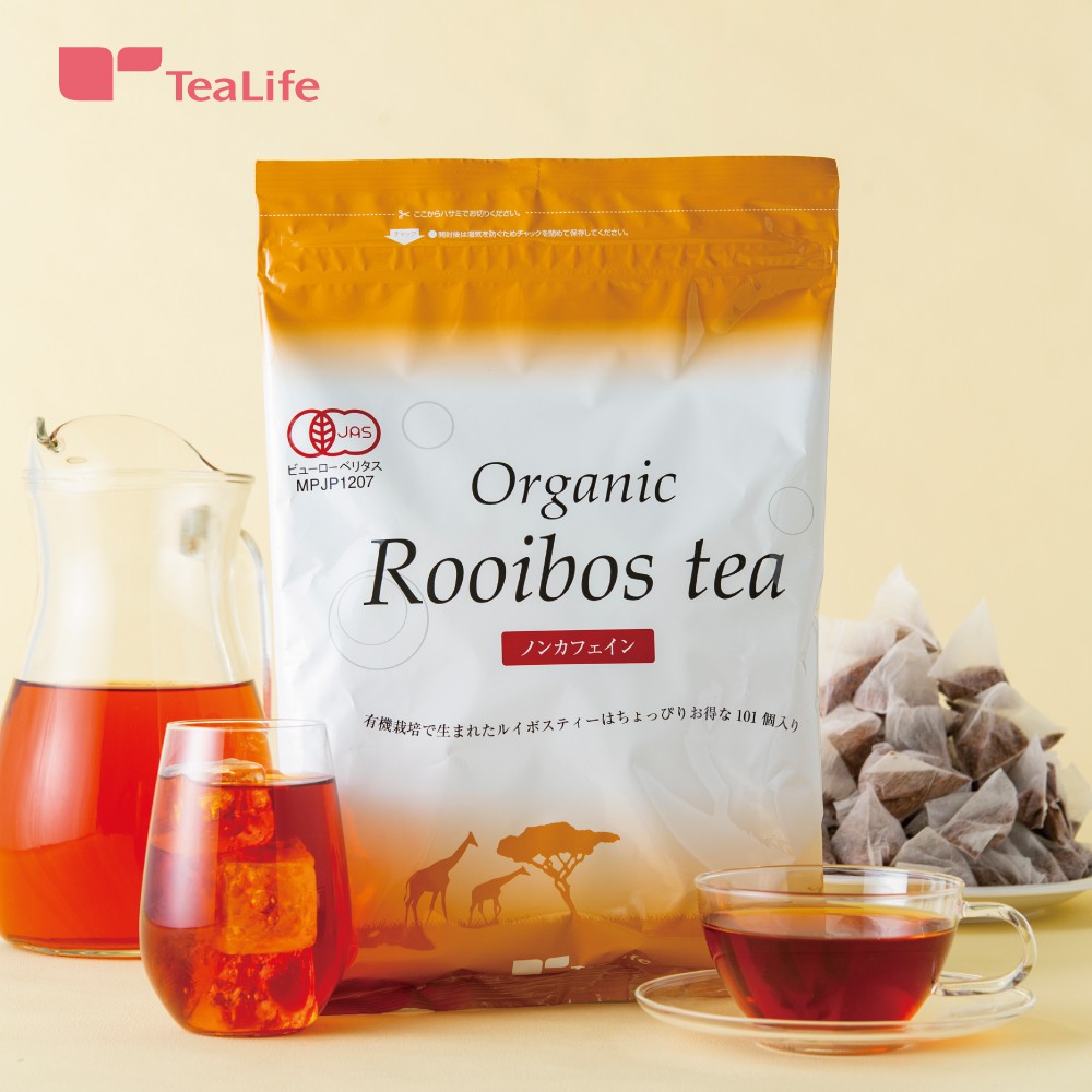 [TeaLife] ชารอยบอส ออแกนิค 202 กรัม (ถุงชา 2.0 กรัม × 101 ถุง) Rooibos ...
