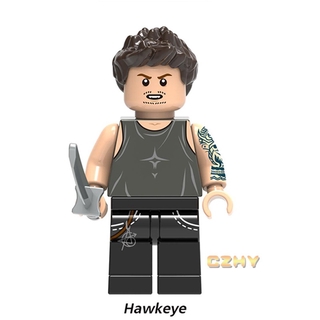 Hawkeye บล็อคตัวต่อซูเปอร์ฮีโร่ MARVEL 4 endgame ขนาดเล็ก ของเล่นสําหรับเด็ก