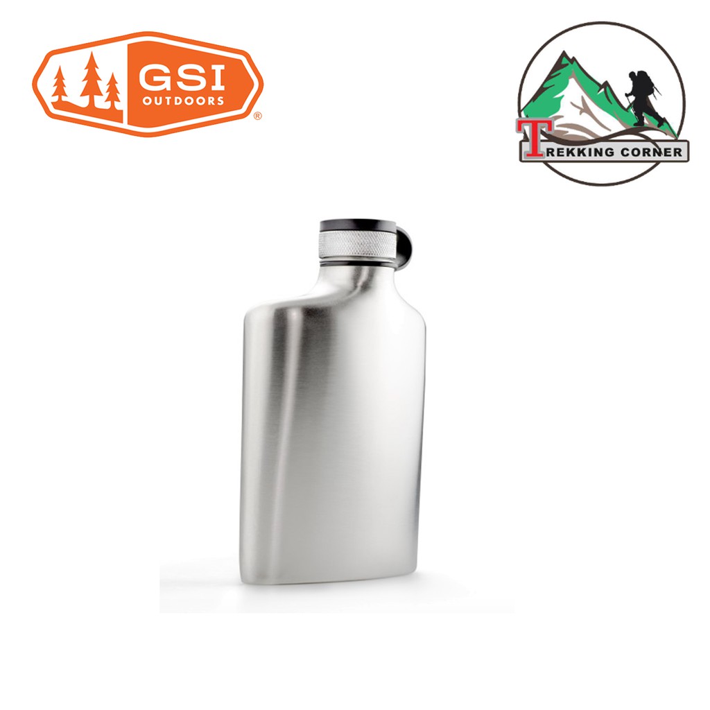 ภาพหน้าปกสินค้าขวดพกพา GSI Glacier Stainless Hip flask จากร้าน trekkingcornerthailand บน Shopee