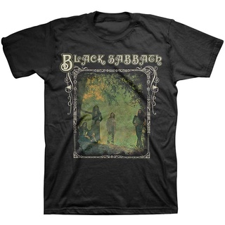 100%cotton เสื้อ ยืด ผ้า มัด ย้อม Black Sabbath Photo Framed Black T-Shirt men เสื้อ ยืด ผู้ชาย คอกลม โอเวอร์ ไซส์
