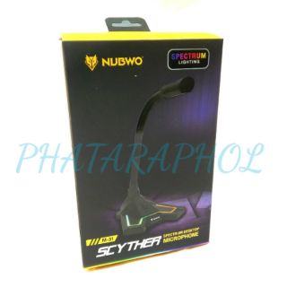 สินค้า NUBWO M31 SPECTRUM LIGHTING ไมโครโฟนตั้งโต๊ะ  USB M31/EGA TYPE MC2 Microphone  มีไฟ RGB ไมค์โคโฟน EGA TYPE MC2