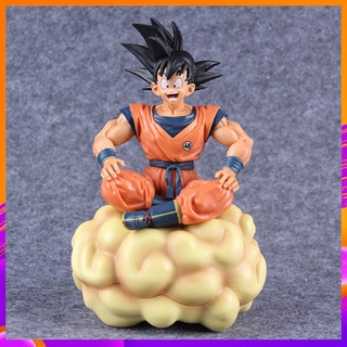 Dragon Ball GK ท่านั่งตีลังกา cloud Goku FC รุ่นจิ๋ว hand-made boxed รูปปั้นรุ่นเครื่องประดับ