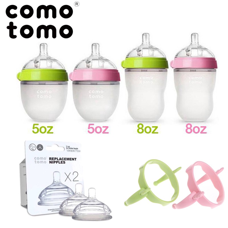 Original Genuine Comotomo Bottle ขวดนม ขวดนมคอกว้าง ขวดนม คอกว้าง จุกนม