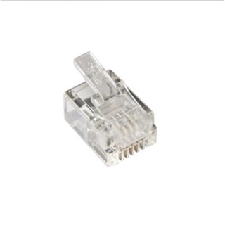 Link UL-3012 RJ11 Telephone PLUG (ตัวผู้โทรศัพท์ 6 ขา) บรรจุ 10 ตัว / ถุง