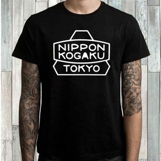 เสือยืดผู้ชาย - เสื้อยืดผู้ชายเทรนด์สุดฮอตNipponKogakuโลโก้โตเกียวsBlackS-3240280