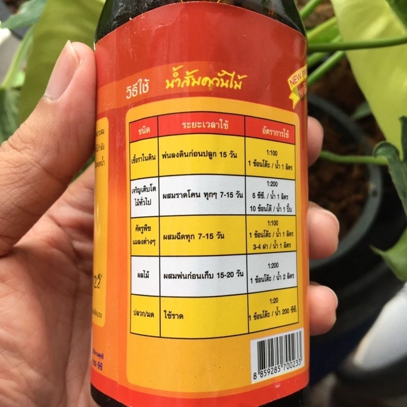 น้ำส้มควันไม้ ป้องกันรา โรครากเน่า มด แมลง 2