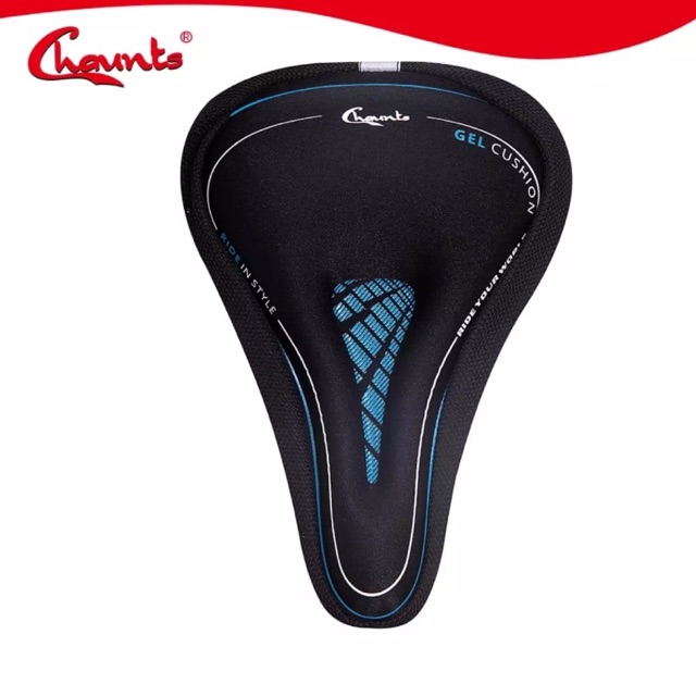 chaunts-expert-group-เบาะจักรยาน-เบาะเจล-mountain-bike-saddlecover-สีดำ