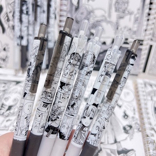 ปากกาเจล ลายการ์ตูนอนิเมะ Hanako-kun ขนาด 0.5 มม. สีดํา จํานวน 2 ชิ้น