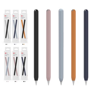 รูปภาพขนาดย่อของ2 แพ็ก เคสซิลิโคน แบบบางพิเศษ สําหรับ Pencil 2nd Generation, Silicone Pencil Case รองรับการชาร์จแบบไร้สายลองเช็คราคา