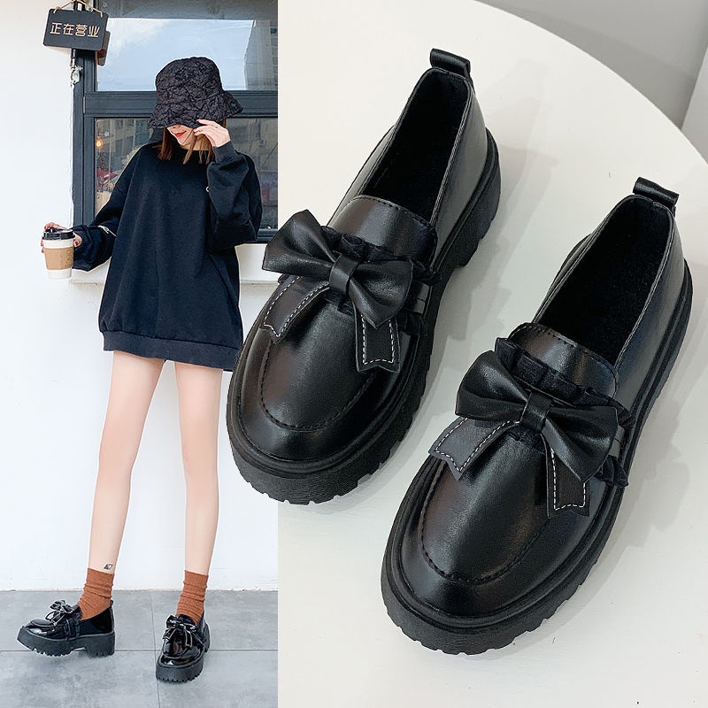 hot-sale-small-leather-shoes-womens-thick-sole-2022-new-all-match-mary-jane-japanese-loafers-single-shoes-women