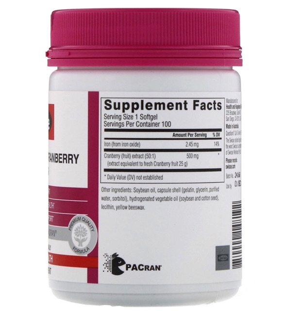 swisse-ultiboost-high-strength-cranberry-25-000-mg-100-softgel-กระปุกใหญ่