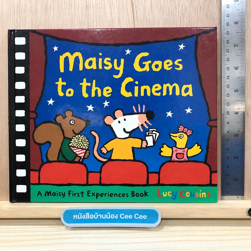 หนังสือนิทาน-ภาษาอังกฤษ-ปกแข็ง-maisy-goes-to-the-cinema-a-maisy-first-experiences-book-lucy-cousins